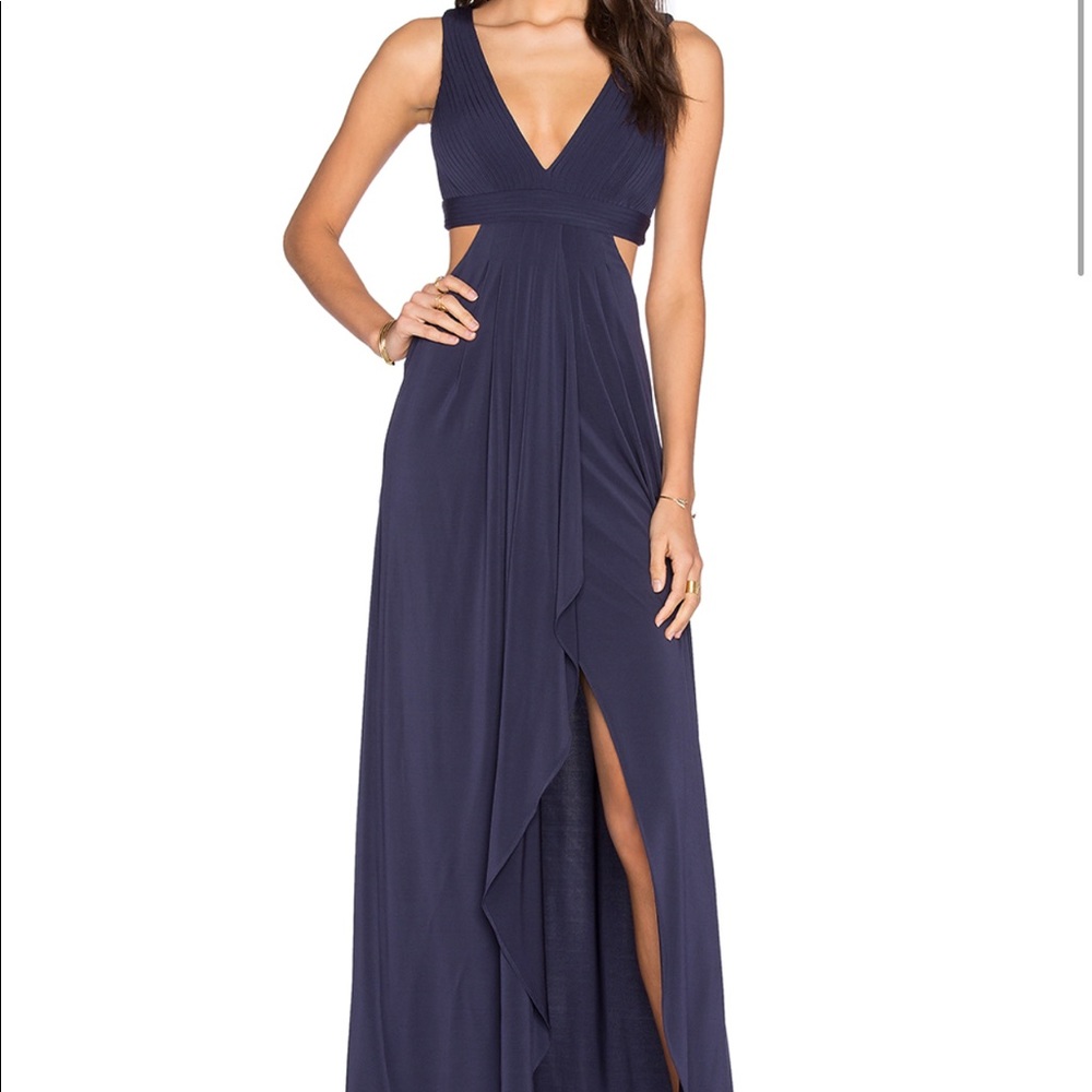BCBG Navy Formal Long Dress